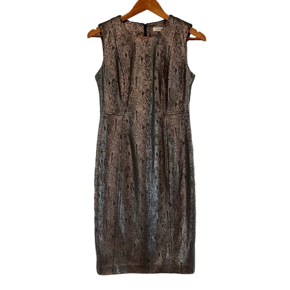 NWT! Calvin Klein snake‎ skin patterned dress